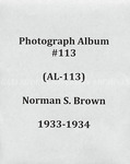 Norman S. Brown album (AL-113), 1933-1934 by Norman S. Brown