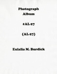 Eulalia M. Burdick album (AL-27), 1910-1966 by Eulalia M. Burdick