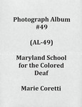 Maryland School for the Colored Deaf album, Marie Coretti (AL-49), Undated by Marie Coretti