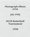 DCCD basketball tournament album (AL-194), 1945-1955 by District of Columbia Club for the Deaf