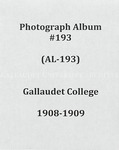 Gallaudet College album (AL-193), 1908-1909 by Gallaudet University