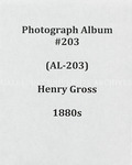 Henry Gross album (AL-203), 1880s by John Gross