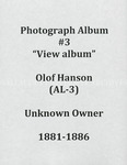 Olof Hanson album (AL-3), 1881-1886 by Olof Hanson