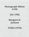 Margaret E. Jackson album (AL-190), 1920s-1970s by Margaret C. Jackson