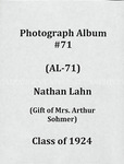 Nathan Lahn album, class of 1924 (AL-71), 1920-1993 by Nathan Lahn