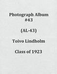 Toivo Lindholm album, class of 1923 (AL-43), ca. 1917-1923 by Toivo Lindholm