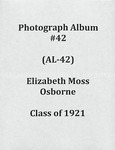 Elizabeth Moss Osborne album, class of 1921 (AL-42), ca. 1916-1921 by Elizabeth Moss Osborne