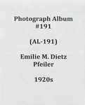 Emilie M. Dietz Pfeiler album (AL-191), 1925-1976 by Emilie M. Dietz Pfeiler