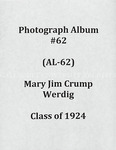 Mary Jim Crump Werdig album, class of 1924 (AL-62), 1921-1922 by Mary Jim Crump Werdig