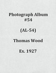 Thomas Wood album, ex-1927 (AL-54), ca. 1922 by Thomas Wood