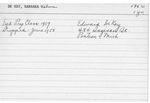 Barbara Wilma DeKay : 1962 (1 year) by Gallaudet University