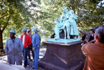 Statue -- Thomas H. Gallaudet -- Alice Cogswell -- Restoration (1976) #1