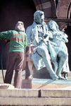 Statue -- Thomas H. Gallaudet -- Alice Cogswell -- Restoration (1976) #12