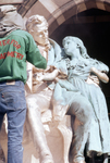 Statue -- Thomas H. Gallaudet -- Alice Cogswell -- Restoration (1976) #27