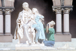 Statue -- Thomas H. Gallaudet -- Alice Cogswell -- Restoration (1976) #33