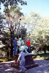 Statue -- Thomas H. Gallaudet -- Alice Cogswell -- Restoration (1976) #4