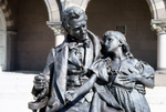 Statue -- Thomas H. Gallaudet -- Alice Cogswell -- Restoration (1976) #48