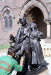 Statue -- Thomas H. Gallaudet -- Alice Cogswell -- Restoration (1976) #49