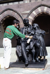 Statue -- Thomas H. Gallaudet -- Alice Cogswell -- Restoration (1976) #51