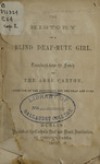 The history of a blind deaf-mute girl by Charles Louis Carton