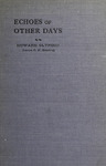 Echoes of other days by Howard Glyndon