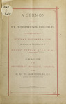 A sermon preached in St. Stephen’s Church, Philadelphia, Sunday, October 8, 1876 : on occasion of the ordination of Henry Winter Syle, M.A. (a deaf mute), as deacon in the Protestant Episcopal Church