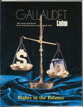 Gallaudet Today Volume 16 Number 4 Special Issue 1986